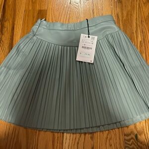 Green ruffle skirt